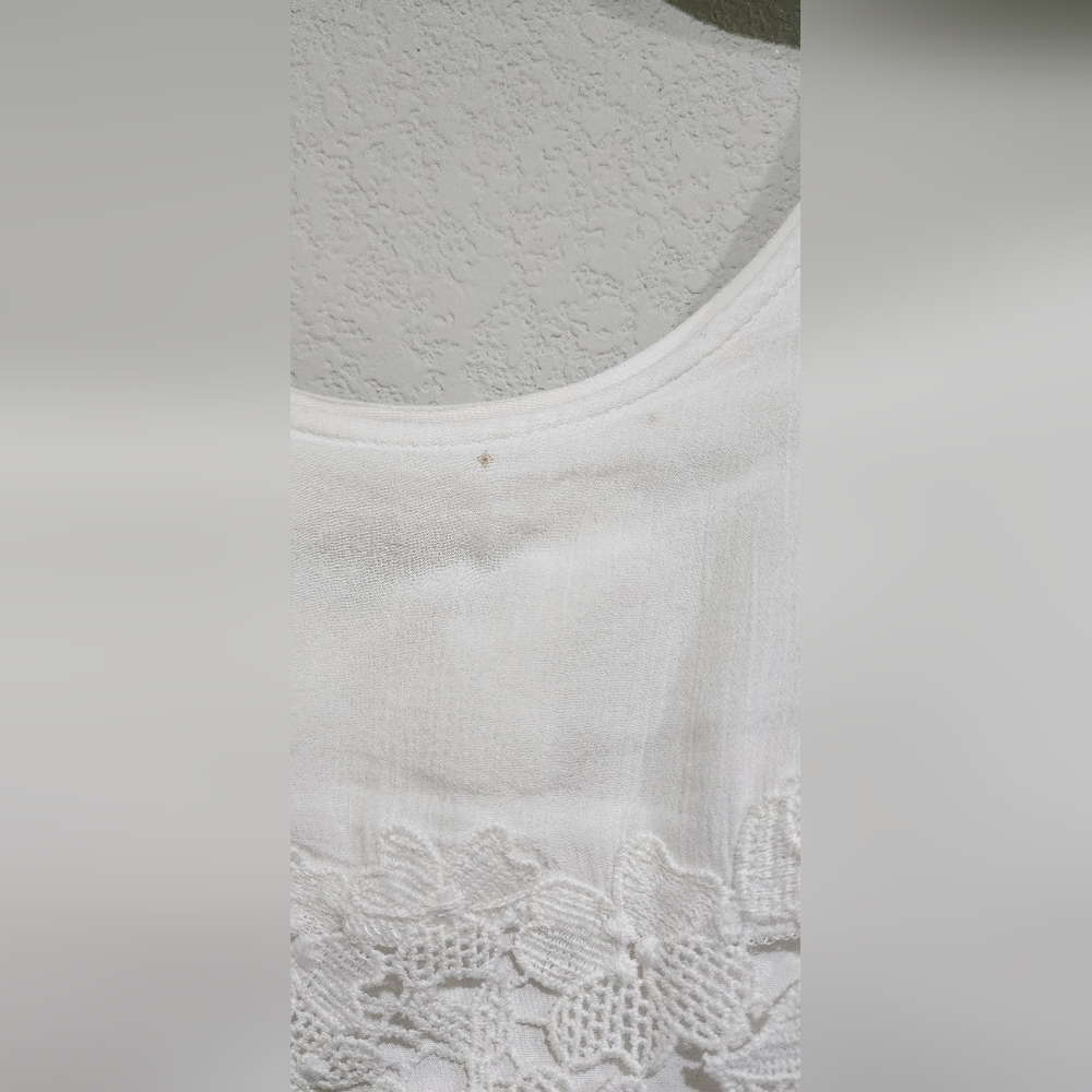 Abercrombie & Fitch Classic White Lace Mini Dress Size S - Picture 13 of 15